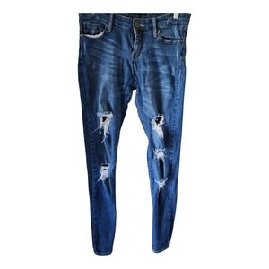 Pretty Perfect Distressed Blue Women's Jeans 7/28